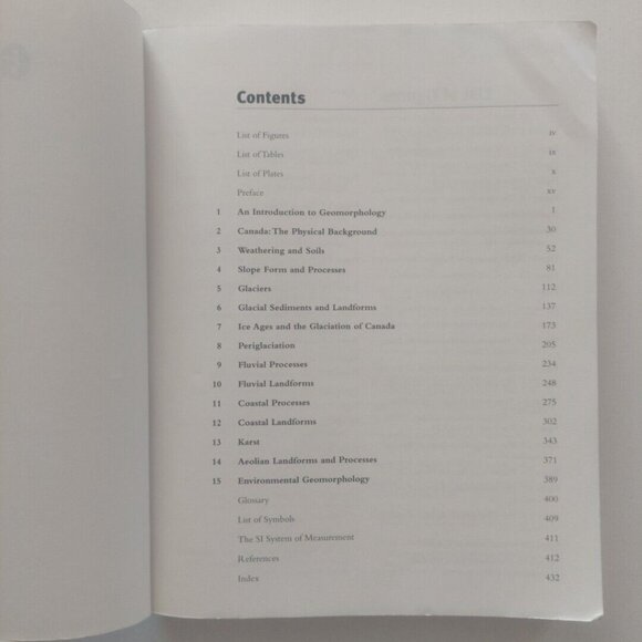 Geomorphology : A Canadian Perspective by Alan S. Trenhaile 2004 - Picture 8 of 10